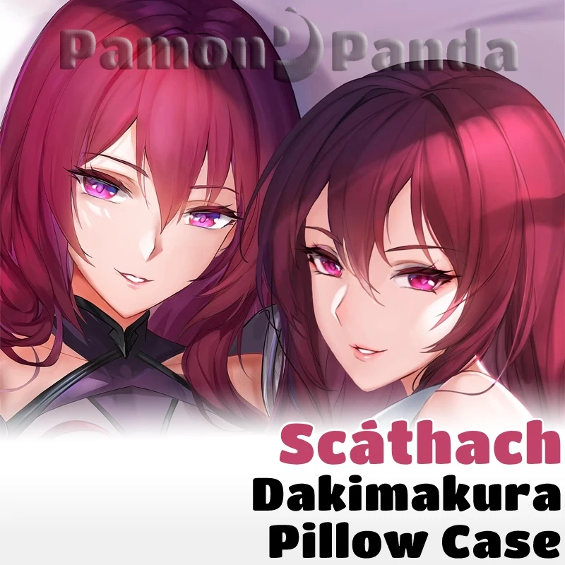 Scathach Dakimakura FGO Fate Grand Order Hugging Pillow Case Full Body Pillow Cover Cushion Case Home Bedding Decor Otaku Gift