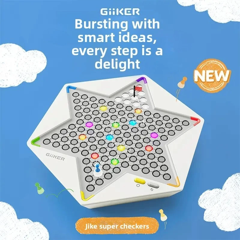 

Super Checkers Smart Board Electronic Children's Educational Toy AI Tutor Boys Girls Birthday Gift Checkers