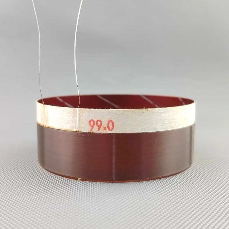 1pcs 99MM Audio Bass Speaker Voice Coil For Woofer Sound CCAR Flat Wire DIY