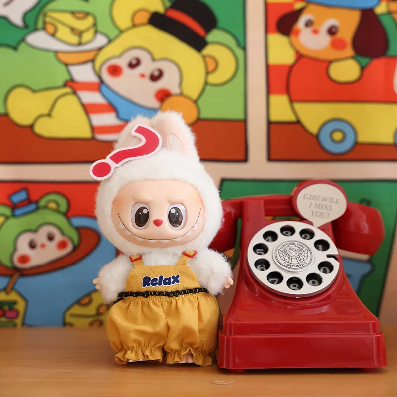 

Одежда для кукол Labubu, детская одежда, модный комбинезон, комплект Kawaii V1 V2 V3, аксессуары для кукольной одежды без кукол