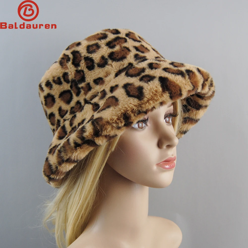 Fake Rabbit Fur Hats 2025 New Style Super Soft Women Winter Hat Cotton Lining Warm Russian Fashion Ski Beanies Plush Solid Color