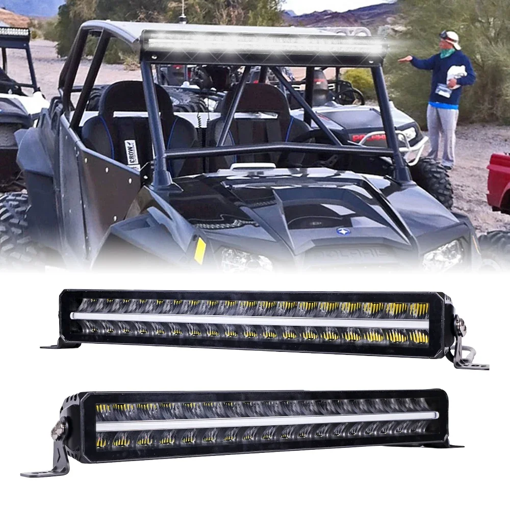 

Система автоматического освещения 4x4 Внедорожный грузовик Автомобильный световой светильник 12 дюймов 22 дюйма 33 дюйма 42-дюймовый однорядный изогнутый обратный тонкий светодиодный светильник