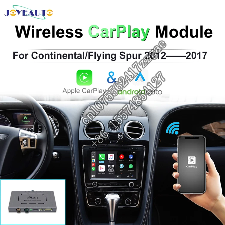 Joyeauto Wireless car player android for Bentley Continental Flying Spur 2012-2017  carplay interface auto electronics