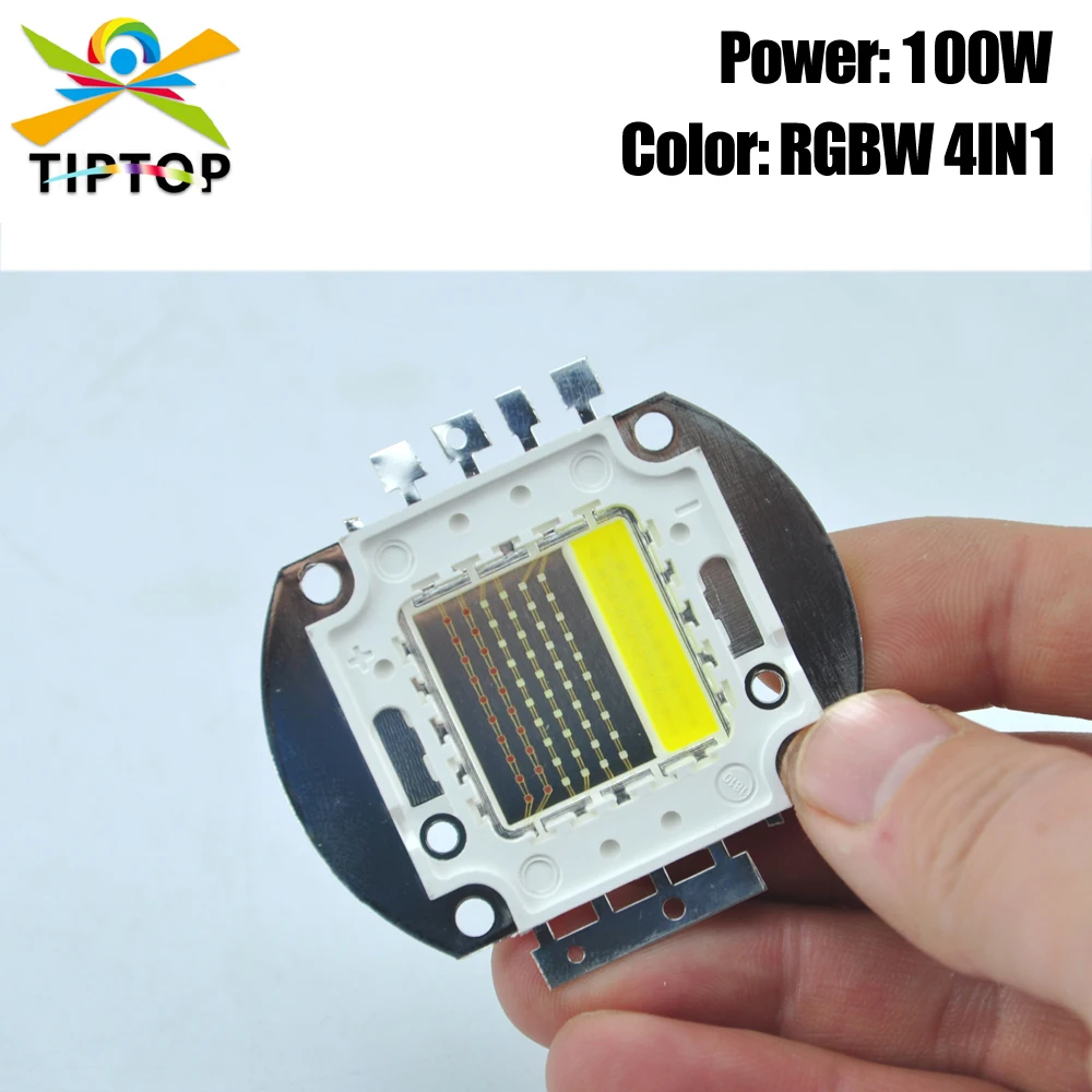 TIPTOP 100W RGBW 4IN1 Color High Power COB Integrated LED COB Light For Moving Head Light Par Light Wall Washer Blinder