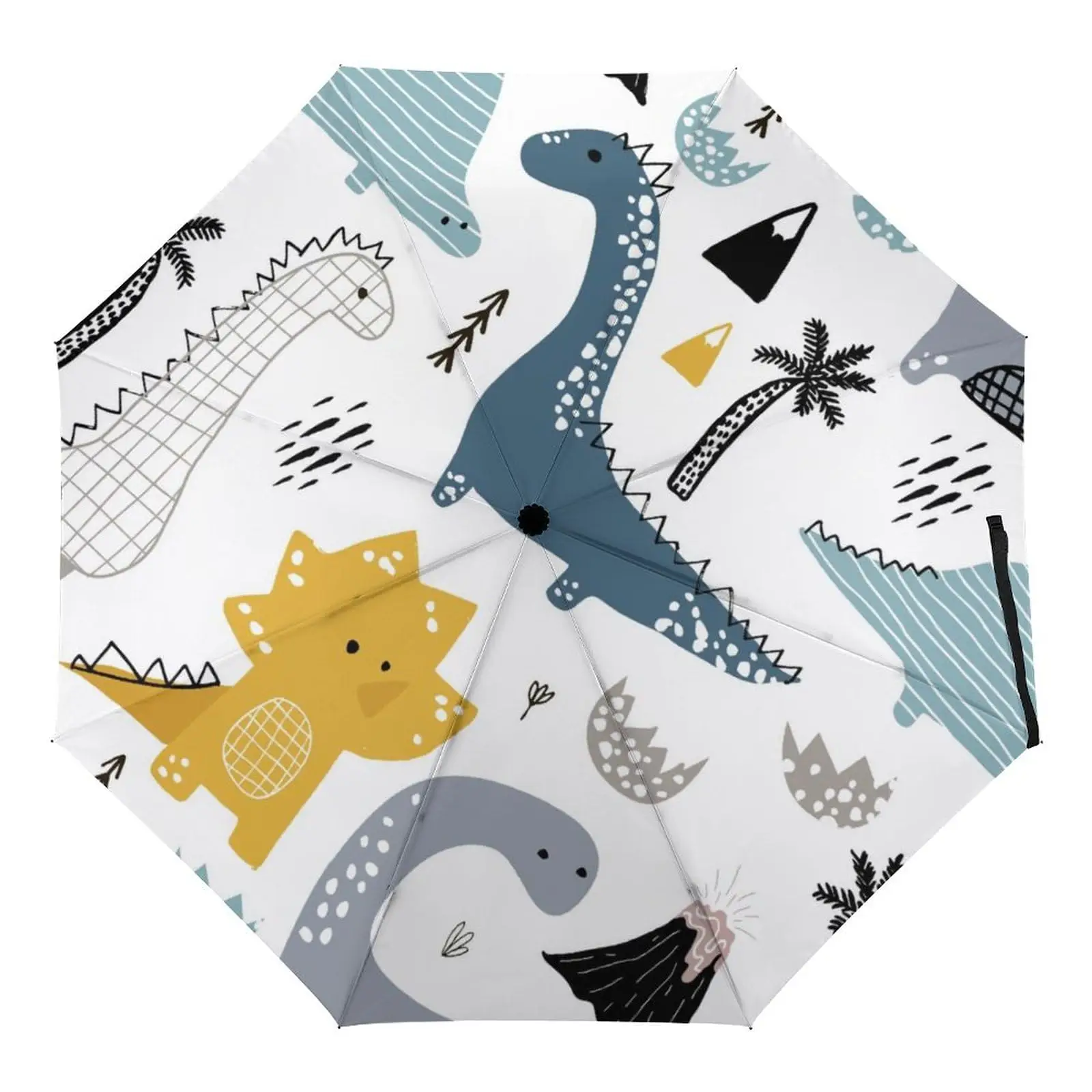 

Милый мультяшный зонт с динозавром, складной дорожный зонт с древним животным, стильный, легкий, портативный зонт для мальчиков и девочек, подарок