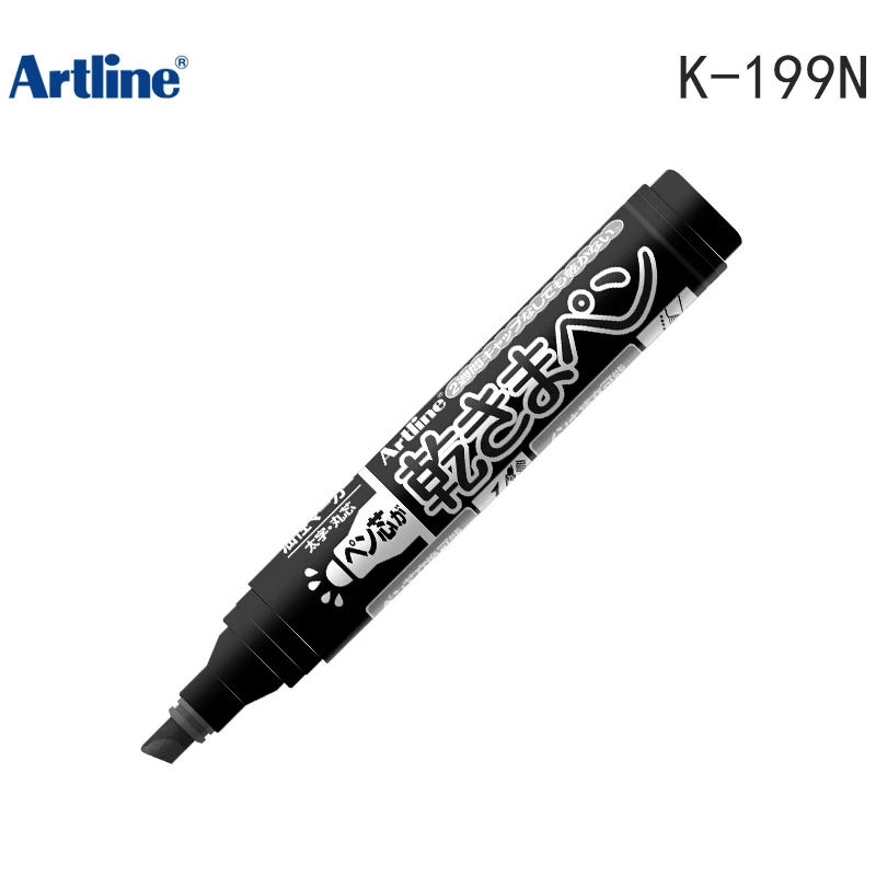 1pcs Artline K-199N Moisture-core anti-drying Laboratory marker Marker inclined head exchangeable tip exchangeable ink 1.5mm