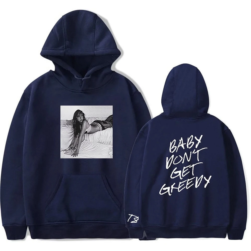 2024 Men's Hoodie Tate McRae Greedy Hoodies Album Tour Merch Print Men women Casual Streetwear y2k Tate McRae Clothesnew