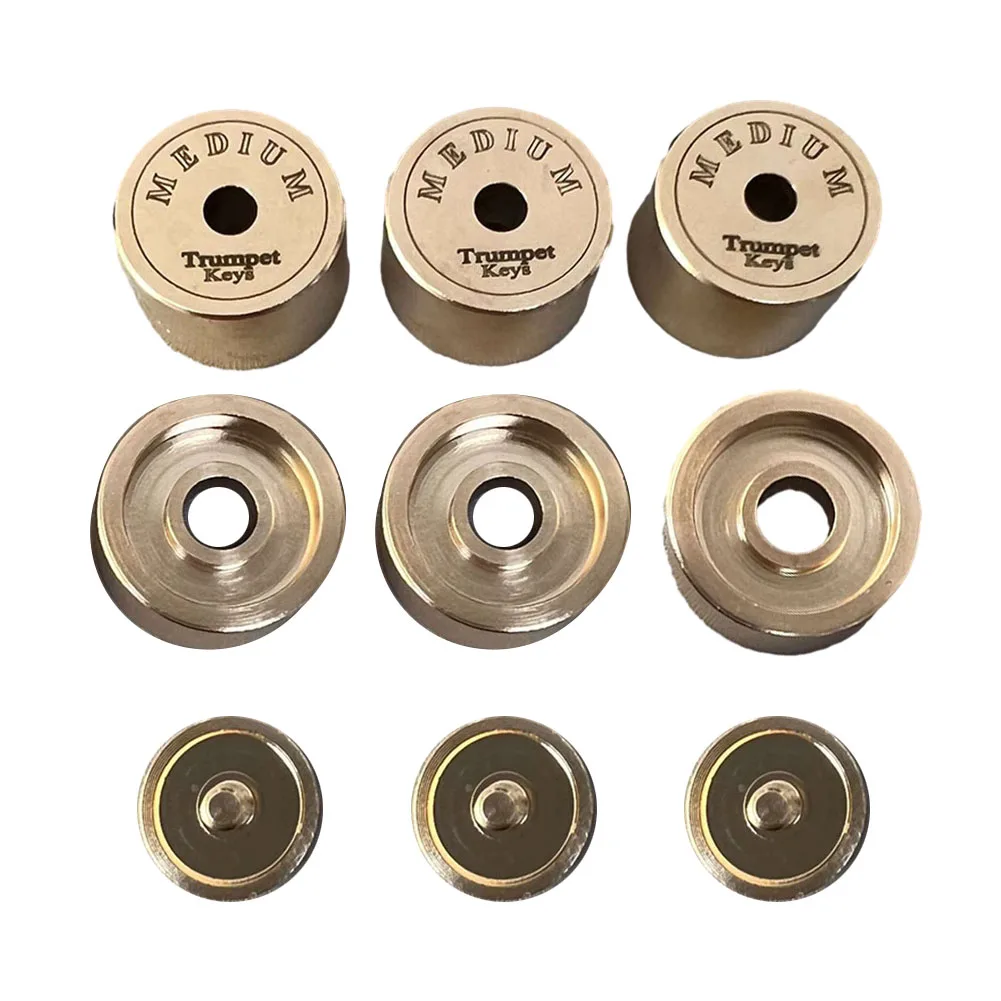 New Style Trumpet Repair Parts Trumpet Repair Parts Cover Shell DIY Repairing Parts Trumpet Parts Trumpet Valve Finger Buttons