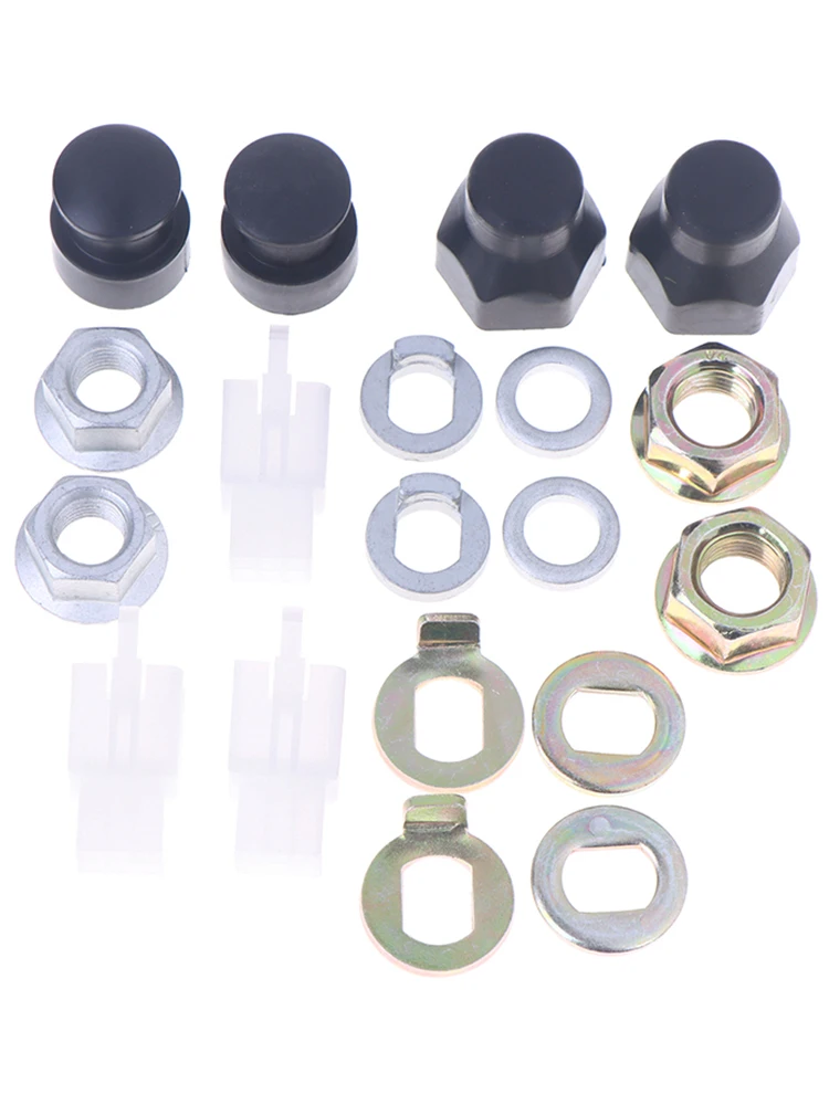 AliExpress eelhoe 12/14MM Shaft 500W-5000W Motors Mounting Electric Bike Parts E-Bike Hub Motor Axle M12/M14 Lock Nut Lock Washer Spacer Nut Cover