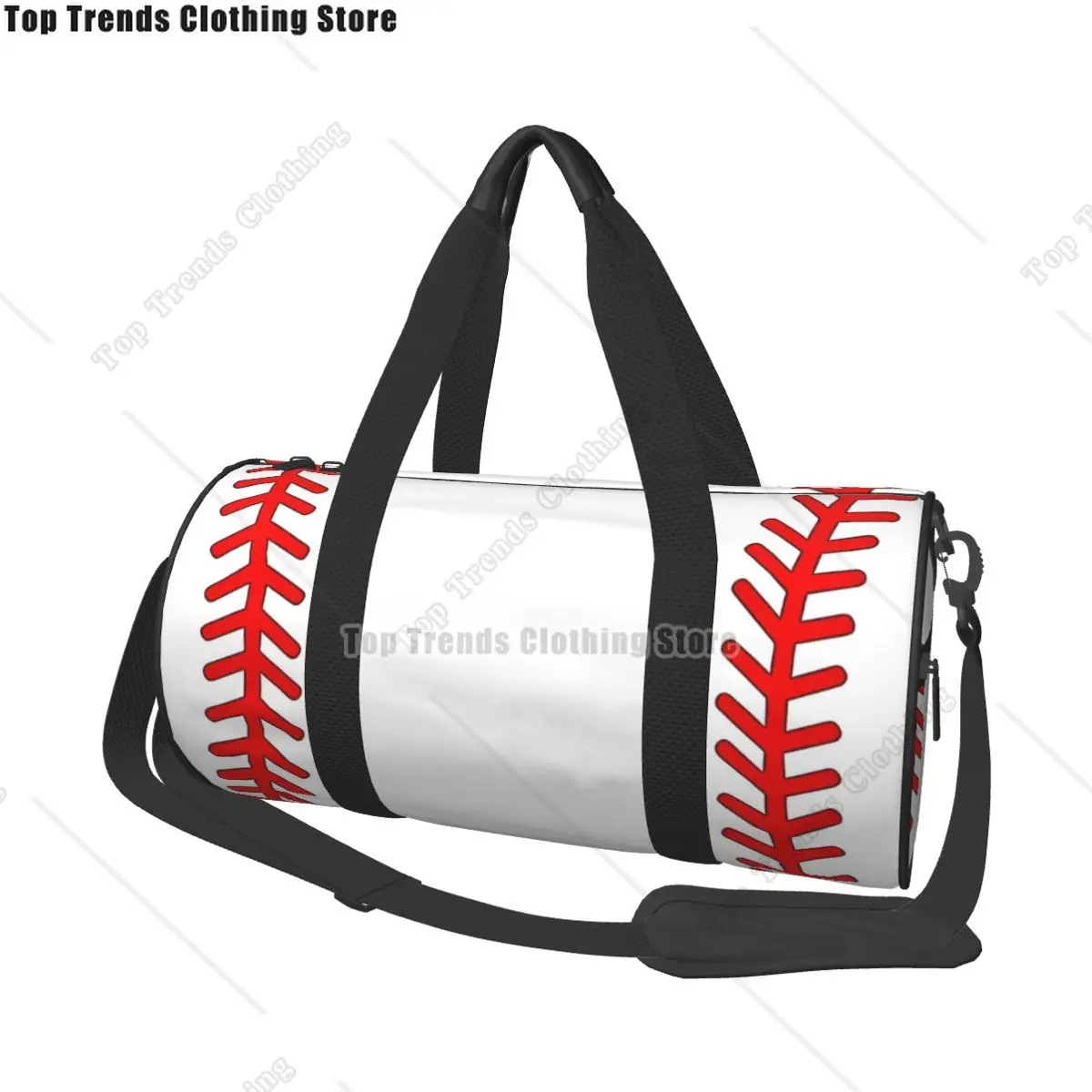 

Baseball Stitches Gym Bag Fashion Cool Weekend Sports Bags with Shoes Training Design Handbag Retro Fitness Bag For Men Women