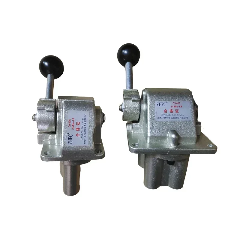 23jr6-l8 Two-Position Three Way Hand-Directional Valve 34jr6-l8 Reset Three Unit Four Passage Air Guide Valve with Lock Twist