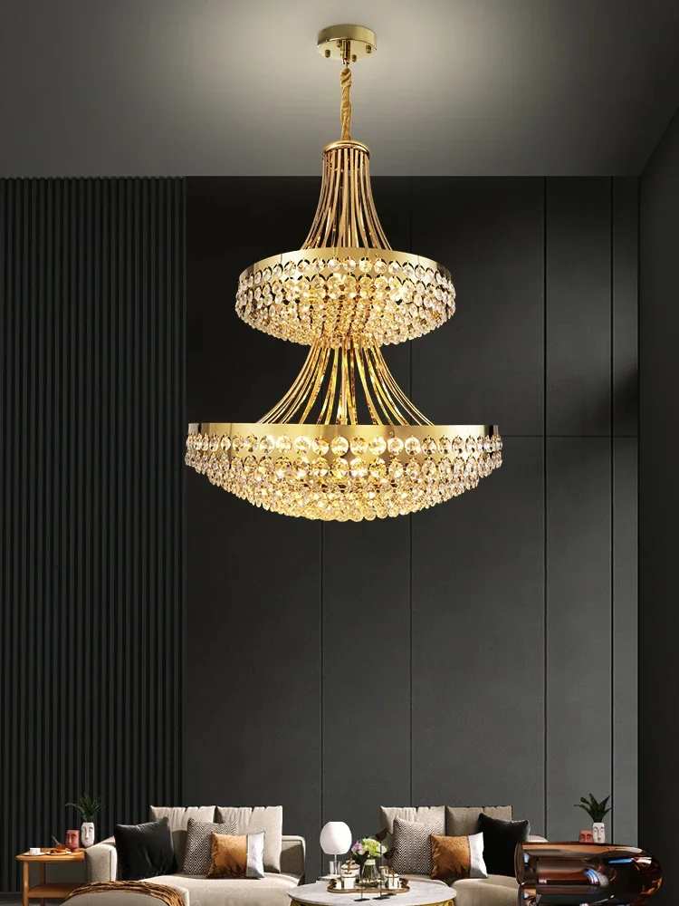 

Pendant Lamp Circular Crystal Nordic Hanging Lamps for Dining Room Bedroom HQ Light Chandelier for Living Room Designer Luxury