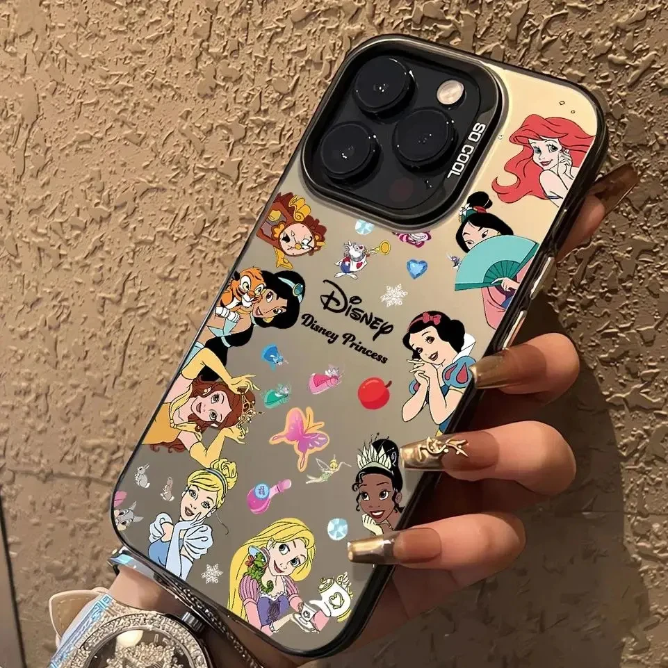 Disney Princess Phone Case For iPhone 15 14 13 12 16 Pro Max X XS Max XR 12 13 Mini 7 8 Plus 13 12 Mini Shockproof Soft Cover