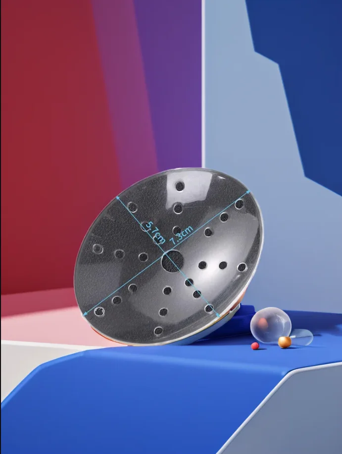 درع عين بيضاوي للعين، حماية عين بلاستيكية مسامية شفافة قابلة للتنفس للاستخدام المريح #1