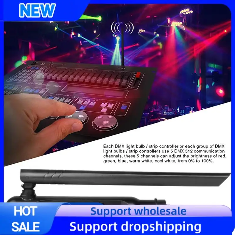 

Optimal DMX Signal Transmitter DMX512 Single Color For Disco LED Stage PAR Effect Lights