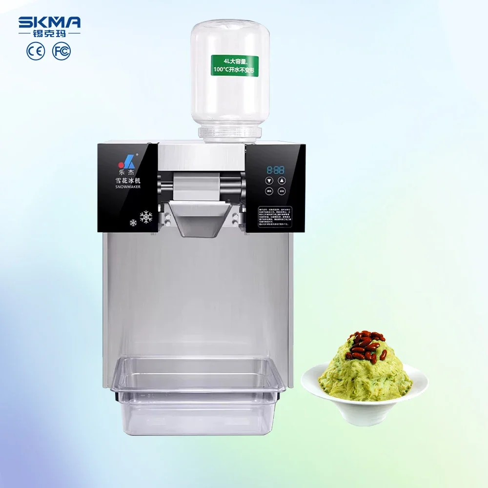 Dessert Shop Electric Milk Snow Flakes Ice Cream Shaver Maker Machine Snack Beverage Ice Cream Snowflake Snow Ice Machine