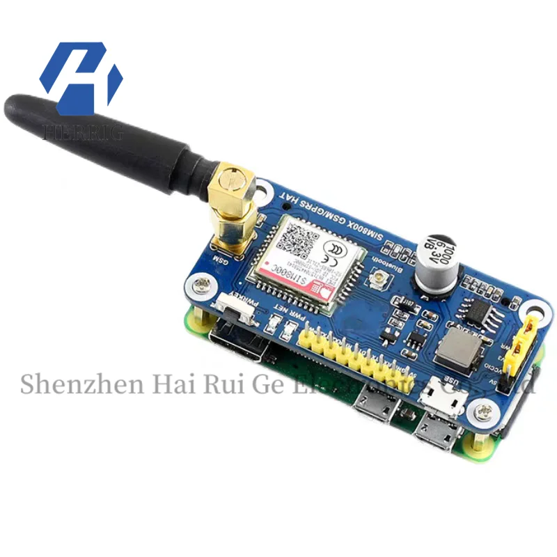 Płytka rozszerzeń Raspberry Pi 4B/Zero GSM/GPRS Moduł internetowy SIM800 SMS