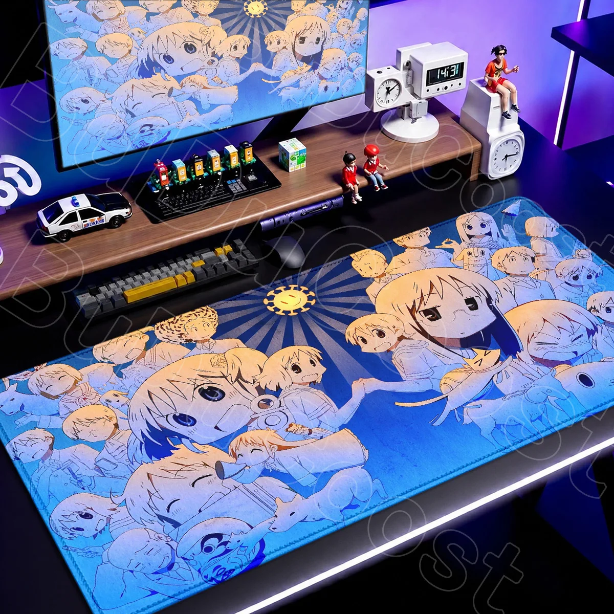 HD-Druck Notebook-Tastatur-Unterlage Anime Nichijou Kawaii Mai Minakami Mauspad Großes Computer-Gaming-Zubehör Schreibtisch-Mauspad – Detail 18