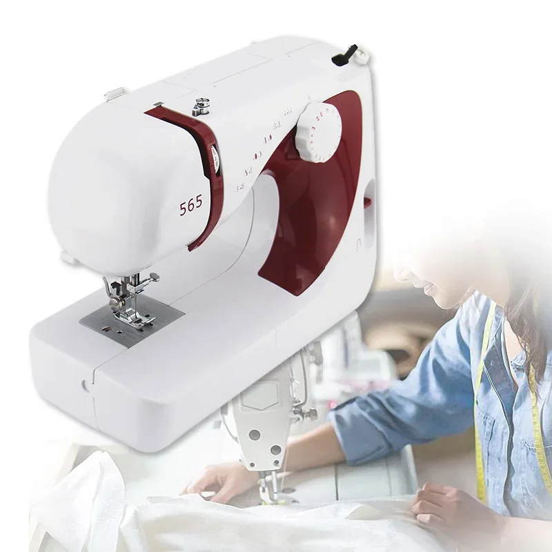 New Sewing Machine Domestic Machine Multi Function Clothes Car with Lock Edge 565