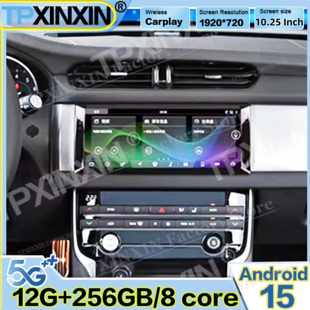 

Radio Android For Jaguar XF 2016 2017 2018 2019 Multimedia Autostereo GPSintelligent navigation Receiver Stereo IPS Head Unit
