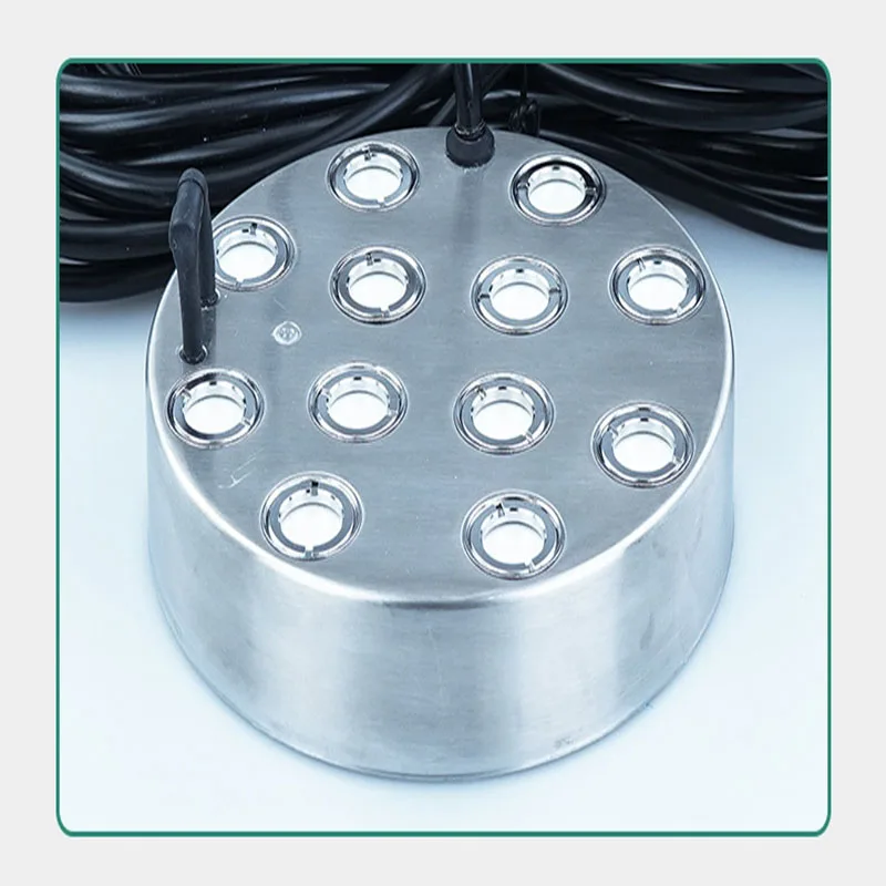 12 Head Humidifier Ultrasonic Fogger Mist Maker with Floats for Industry Landscape Farming