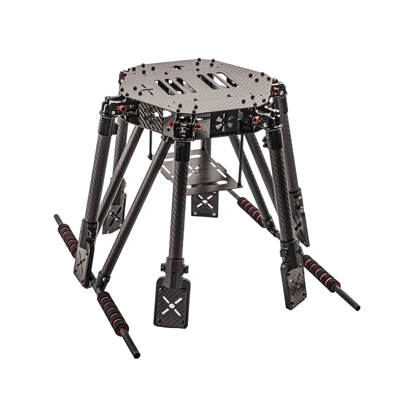 AP1LX850/zd850 Full Carbon Fiber 850mm Hexa-Rotor Frame Foldable Arm Hexacopter Frame Kit With Flodable Landing Gear For FPV