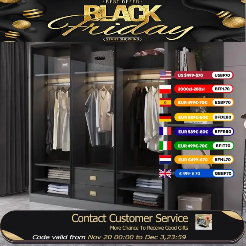 

Luxury Orgnizer Wardrobes Modular Drawers Quiet Organizer Bedroom Wardrobes Closet Storage Kleding Kast Bedroom Furniture