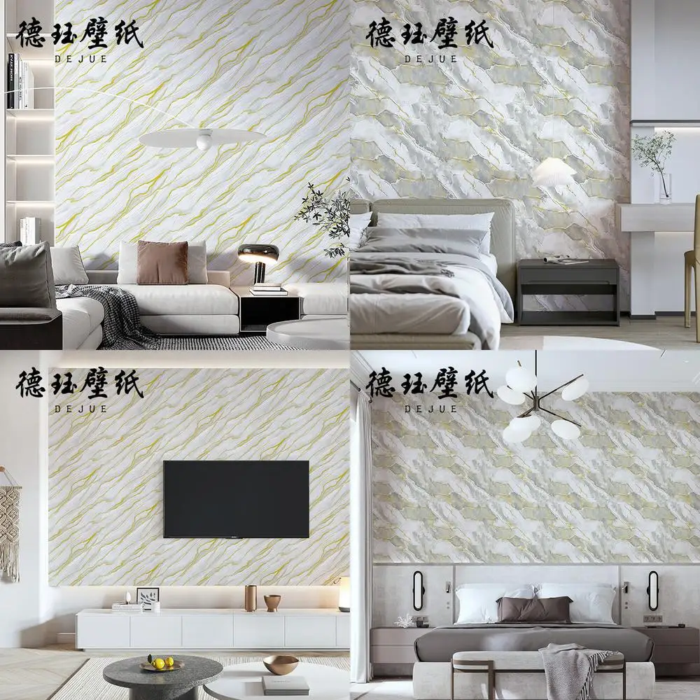 

Мраморные обои, посыпанная золотой фольгой, современный минималистичный ТВ-фон, нетканые утолщенные 3D стерео обои с глубоким тиснением