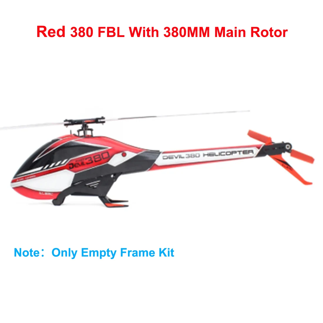 DIY ALZRC - Devil X360 X380 380 FBL Super Combo Rahmen RC Hubschrauber Flugzeug 6CH 3D Fliegende RC Fernbedienung