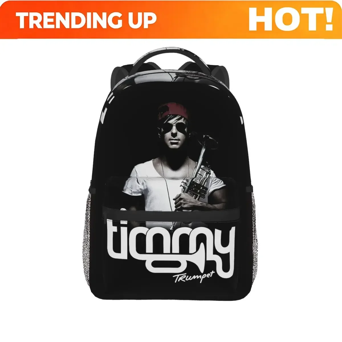 Custom Bag Timmy Trumpet Freestyle Backpack Hot Sale Daypack Large Capacity Boys Girls BookBag School Bag Shoulder Bags For Men
