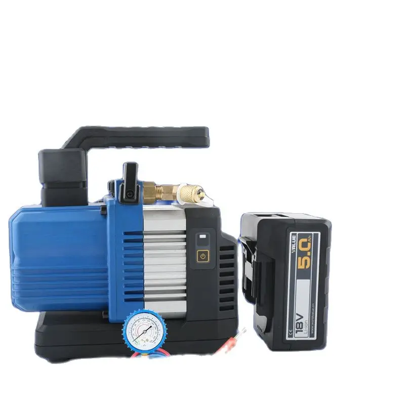 

220V 5Ah 18V VRP-2SDLi Lithium Battery Vacuum Pump Brushless DC for Air Extractor Refrigeration Air Conditioner R32 Suction Pump