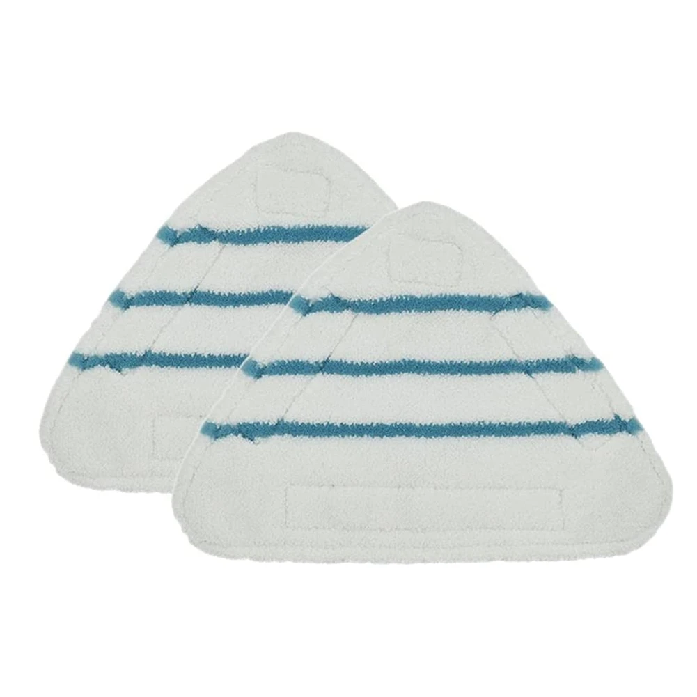 REST 2Pcs Steam Mop Replacement Pads Triangle Washable Cloth Microfiber Steam Mop Pads Mop Head Pad Steam Mop Replacement