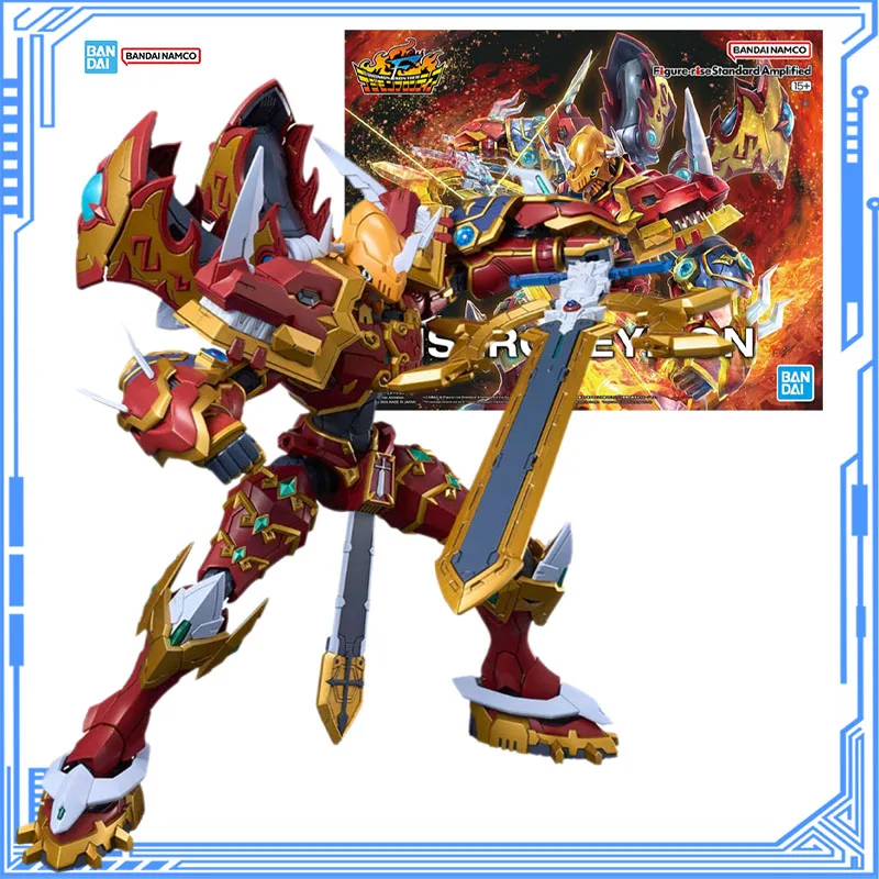 

Bandai Genuine Digimon Adventure Model Kit Figure-rise Standard Amplified Kaiser Greymon Anime Action Figure Toys for Kids Gifts