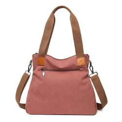 Versatile Canvas  Bag with Large Capacity Crossbody Bags Suitable for Work Travel and Everyday Use