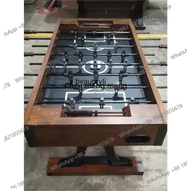 LHX26 ss 26 Table Football Table Desktop Foot Travel 8-Pole Adult Luxury Heavy Solid Wood American Classical