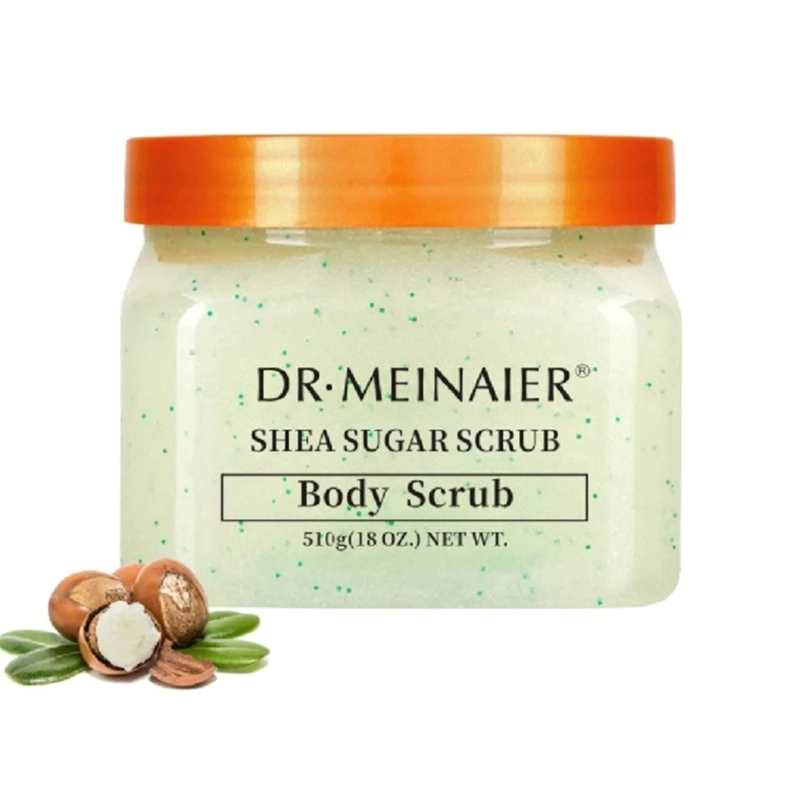 D0AB DRMEINAIER Fruit Sea Salt Body Scrub Brightening Exfoliating Face Body Scrub Whiten Dead Skin Remover For Women