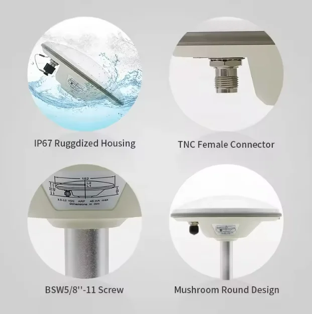 حار بيع هاركسون مسح GNSS هوائي GPS1000 IP67 هوائي متين مقاوم للماء