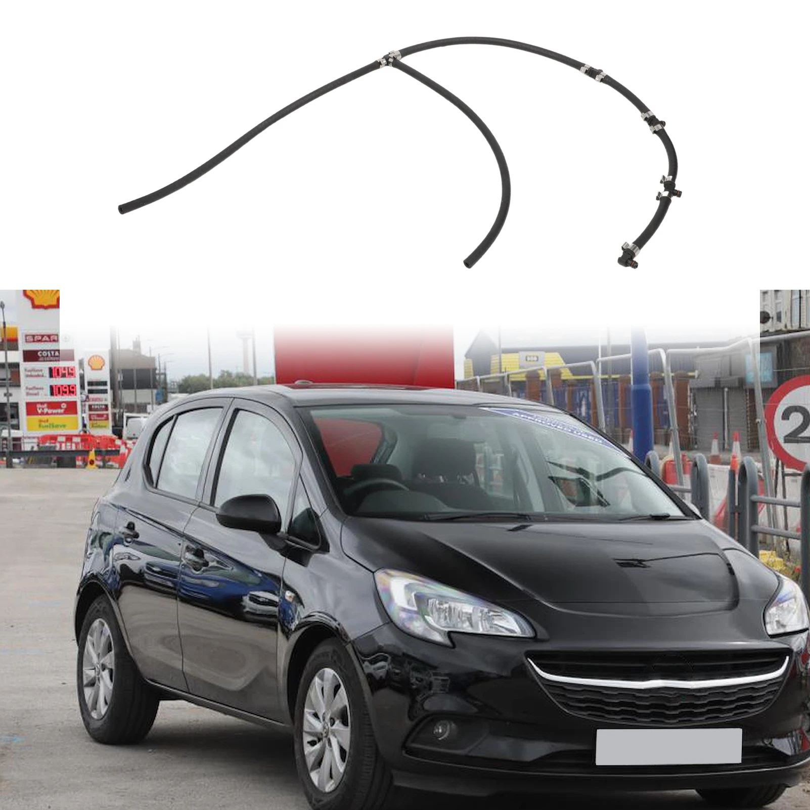 حاقن وقود الديزل تسرب أنبوب الإرجاع مناسب لفوكسهول أوبل أسترا كورسا ميريفا 55578366