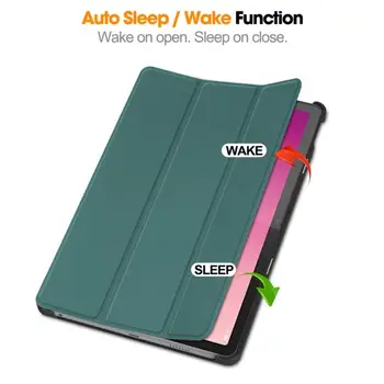 Pouzdro na tablet Lenovo Xiaoxin Pad Pro 12,7 palce 2023 TB-370FU s trojitým skládacím stojanem pro Lenovo Tab P12 12.7 10 nejlepší prodej kryt na Lenovo Tab M7 - №7