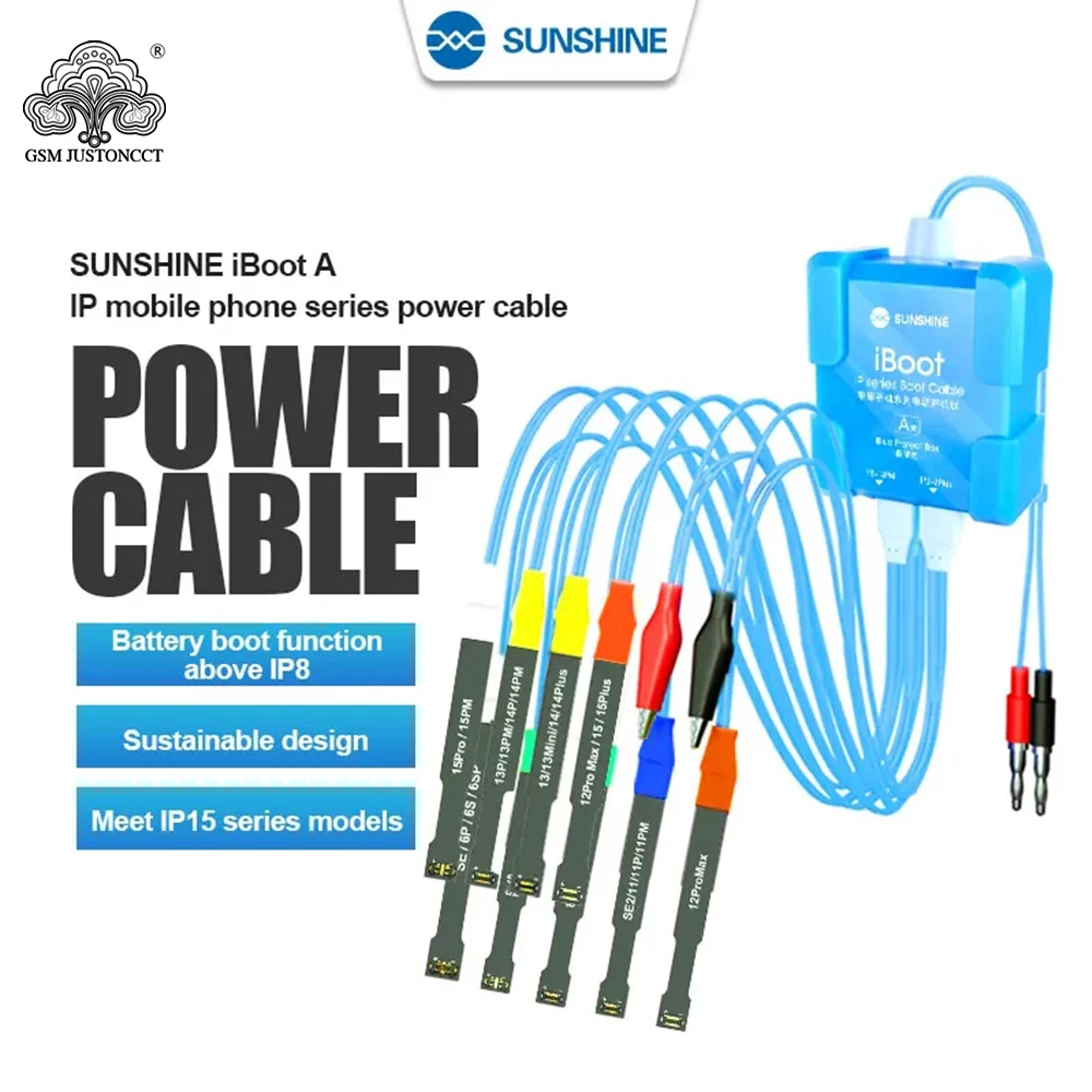 

SUNSHINE iBoot-A For IPhone 6-13 Mobile Phone Repair Dedicated Power Cable Power Boot Control Line One Second Batter Boot