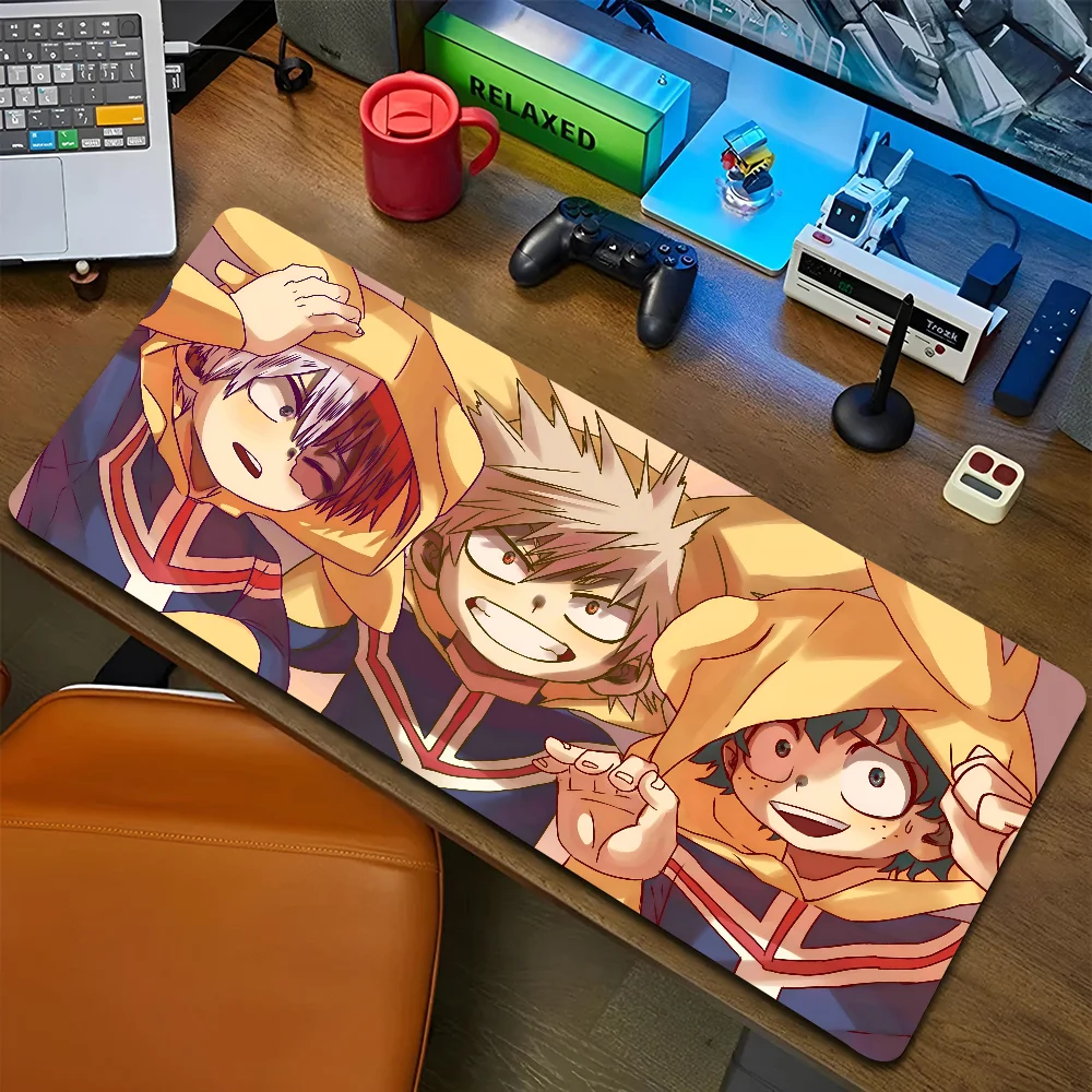 Bakugou Katsuki My Hero Academia Non-slip Mouse Pad Suitable For Office Computers Laptops E-sports Game Desk Mats XXL Keyboard