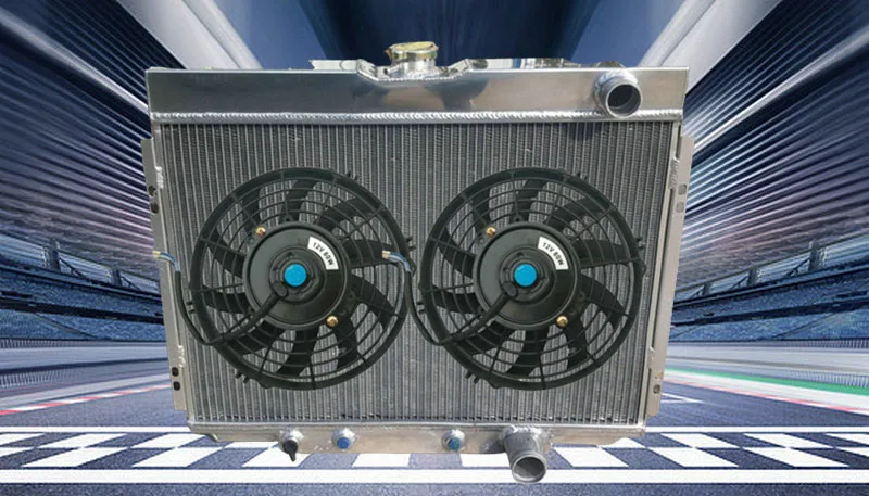 For Ford Mustang/1967 1968 1969 70 Mercury Cougar / XR7 1967-1970 1968 1969 1970 67 68 69 70 Aluminum Radiator & fans