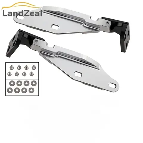 2PCS OEM DH-1062-S Machined Milling Billet Aluminum Quick Hood Hinge Release Latch For Honda Civic EK 1996 1997 1998 1999 2000