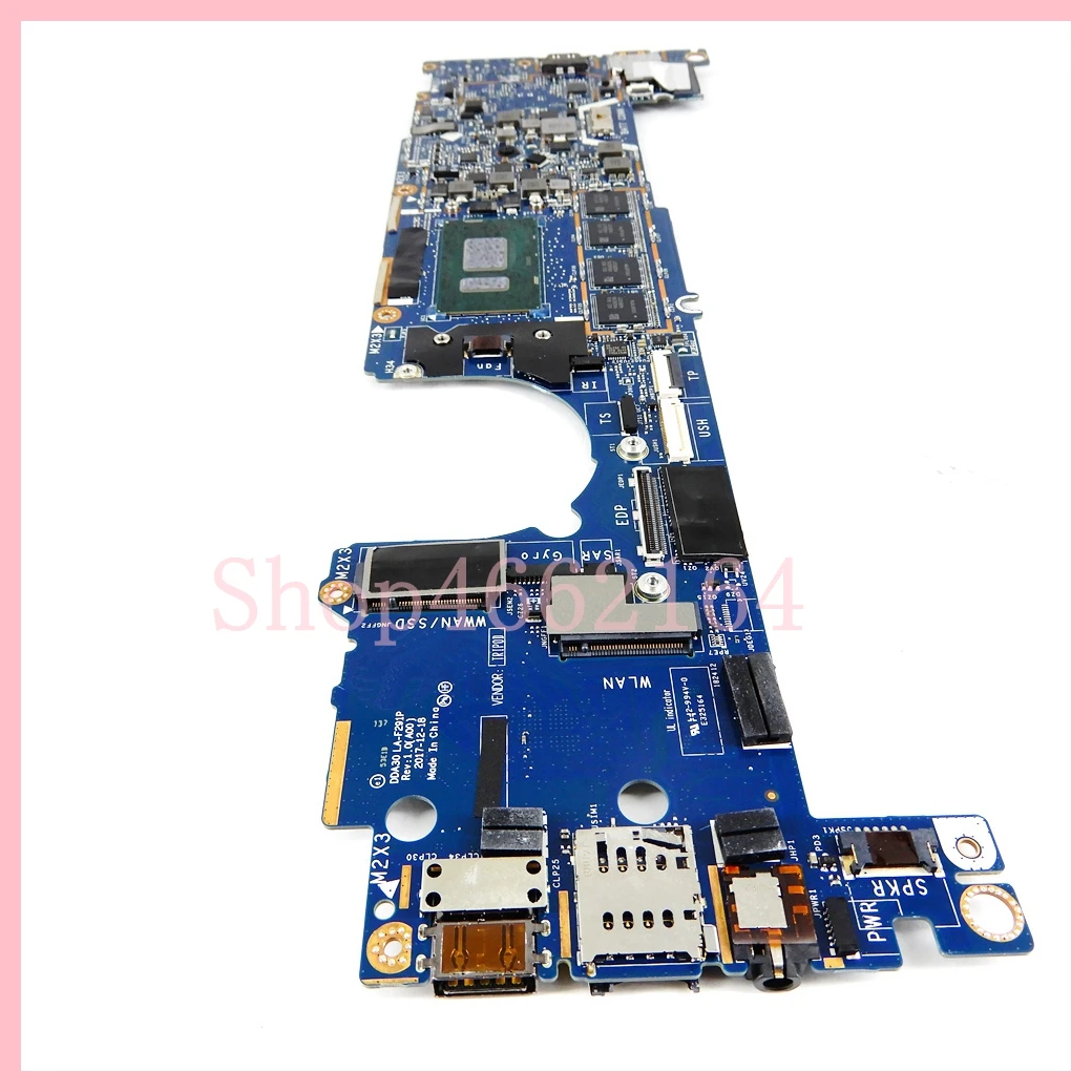 Imagem -06 - Placa-mãe Portátil para Dell Notebook Mainboard Dell Latitude 13 7390 La-f291p I37130u I58250u Cpu 4gb 8gb de Ram