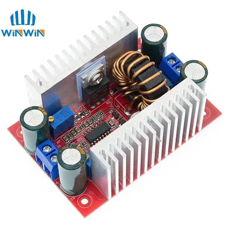 DC 400W 15A Step-up Boost Converter Constant Current Power Supply LED Driver 8.5-50V to 10-60V Voltage Charger Step Up Module