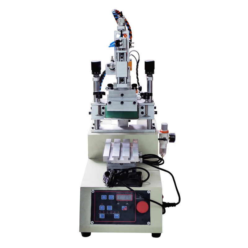 High Precision Screen Printing Machine Semi-automatic Mini Desktop Screen Printing Machine Table Plane Rocker Pneumatic view 2
