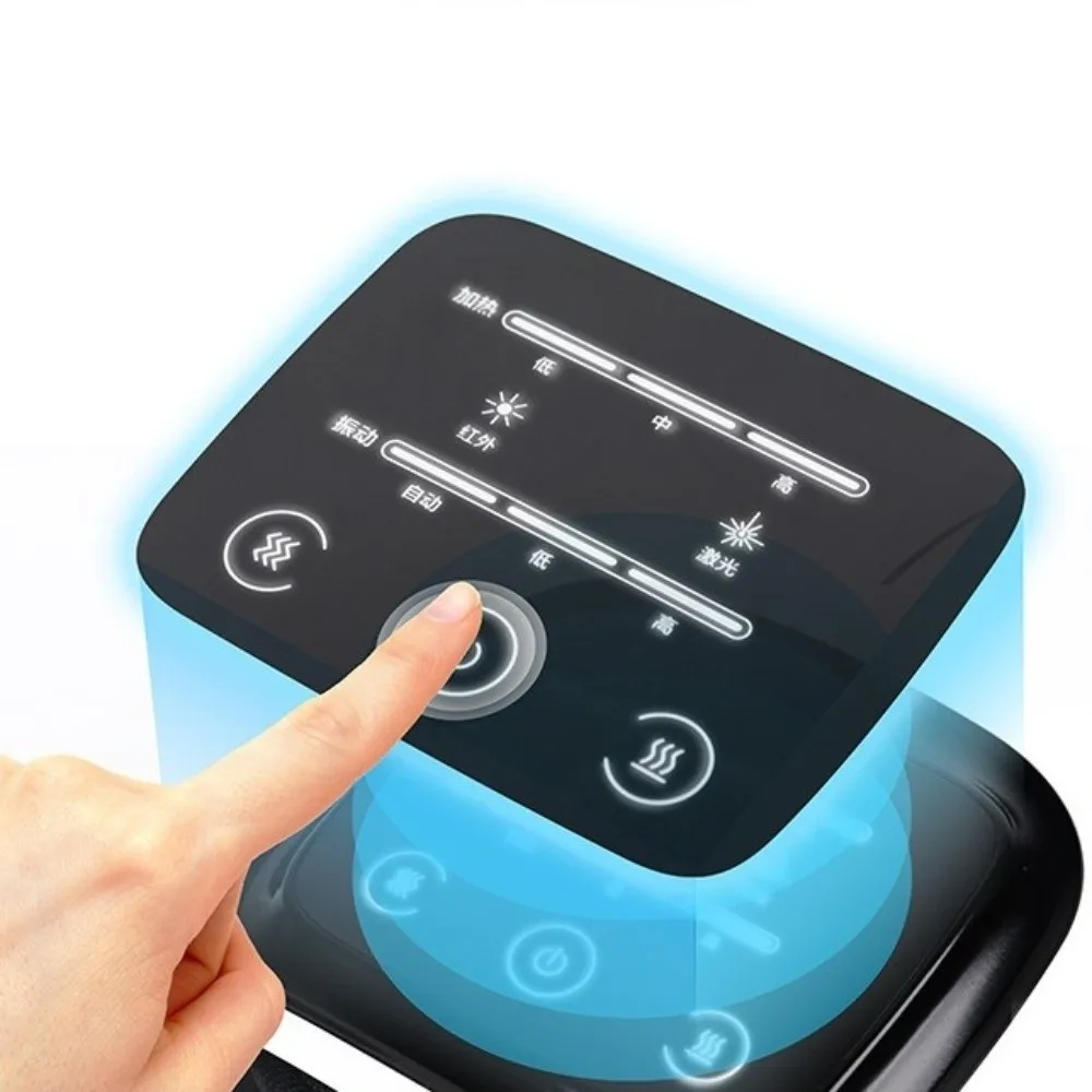 Plastic Smart Knee Massager Rechargeable Vibration Function Knee Massage Machine Wireless Knee Joint Device Knee Relaxation