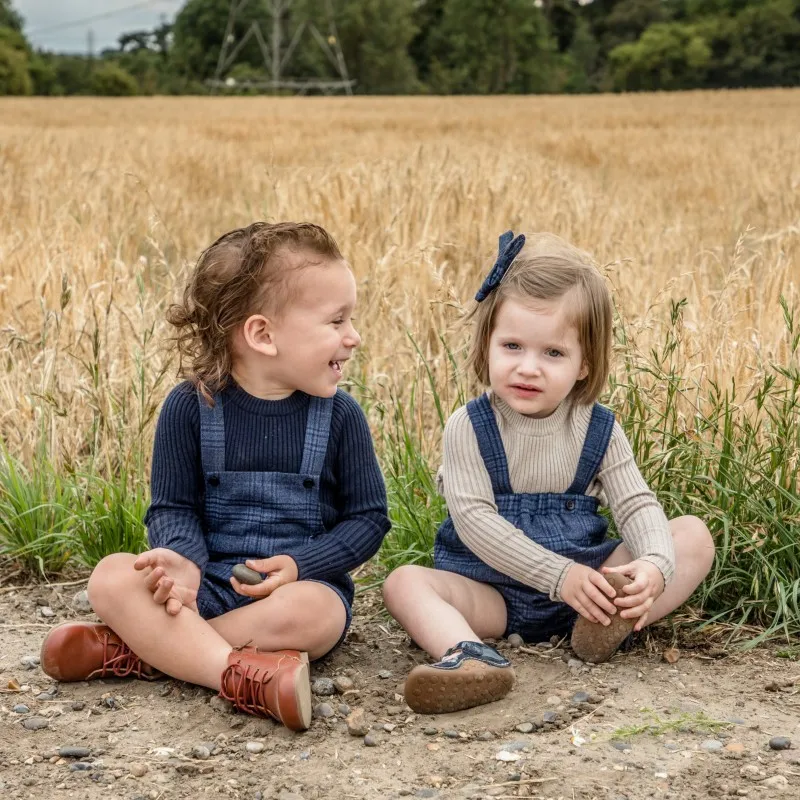 AS AW23 colección de Shabbos a cuadros, ropa a juego para niños y niñas, trajes a cuadros para bebés, chaqueta, falda, mameluco, pantalones,