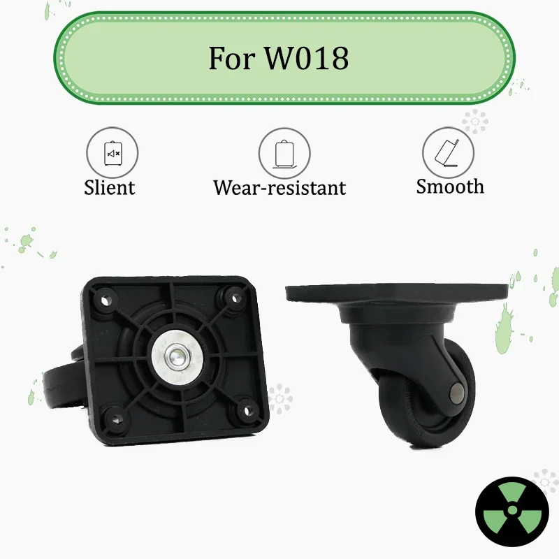 

For W018 Universal Luggage Wheel Accessories Thickened Rubber Material Impact-Resistant and Wear-Resistant Swivel Castors
