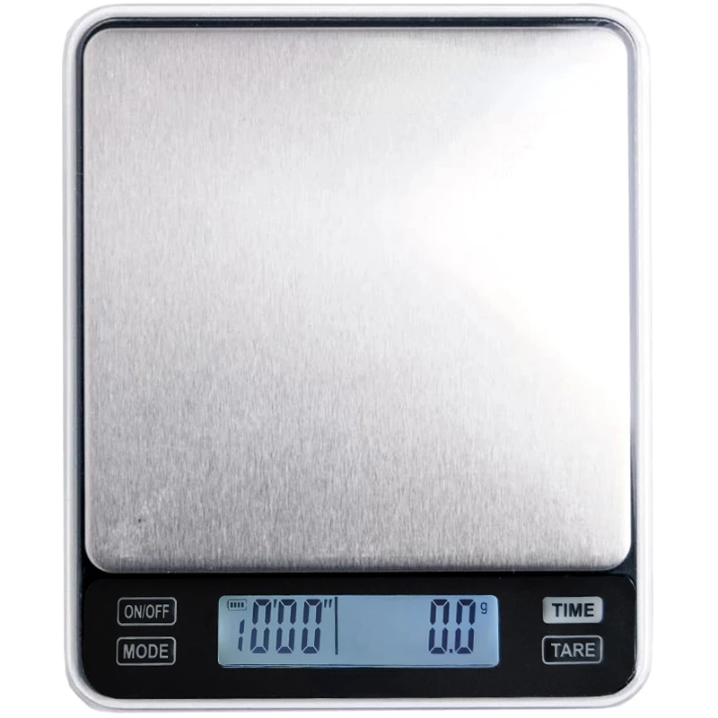 coffee scale washable portable intelligent electronic scale rechargeable 2 kg 0.1 g